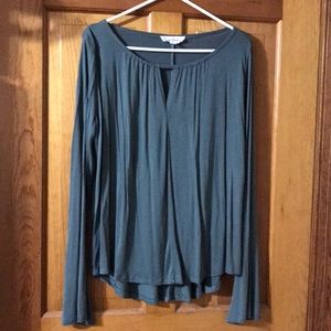 Long Sleeve Green Shirt